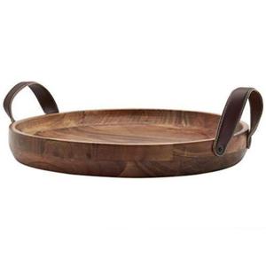 Bandeja de desayuno de madera de lujo con asas de agarre cómodo para servir alimentos, bebidas y aperitivos con elegancia. - Product Image 1