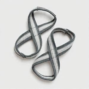 Correas de Levantamiento de Pesas en Forma de 8, Elásticas, de Cuero y Algodón, Antideslizantes, de Alta Calidad, para Entrenamiento en Gimnasio y Soporte de Agarre - Product Image 1