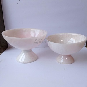 Best Quality Artizon Studio Handmade White Swirl Acrylic Resin <b>Cake</b> <b>Stand</b> Polished Dishwasher Safe Model AS-CS521 for Office - Product Image 3