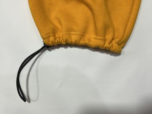 Conjunto de Sudadera con Capucha y Cremallera de Estampado Puff de Alto Gramaje y Pantalones Jogger Acampanados 100% Algodón con Lavado Ácido para Hombre, con Bordado - Product Image 4