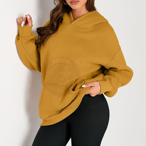 Sudadera con Capucha Extra Grande Informal para Mujer, Sudadera de Forro Polar Premium para un Estilo de Vida Urbano y Moda Urbana Moderna - Product Image 5