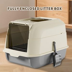 Lettiera Intelligente per Gatti con Doppia Porta, Ampio Interno per un'Ingresso Fluida e Ridotta la Pressione - Product Image 1