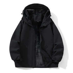 Chaqueta Bomber Deportiva de Lona para Hombre, Impermeable, Cortavientos, con Capucha, Ecológica, para Senderismo, Montañismo y Uso Diario - Product Image 5