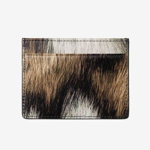 Portefeuille en cuir de vachette véritable pour homme, portefeuille en cuir à poils, design fin, portefeuille pliable fait main, cuir de haute qualité - Product Image 2