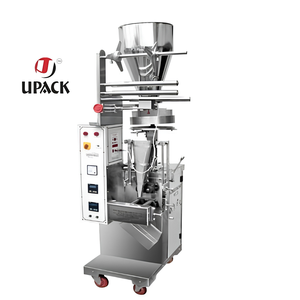 Machine d'emballage automatique VFFS pour poudres et granulés en plastique, avec boîte de vitesses, remplissage pneumatique et scellage par collier – Meilleur prix - Product Image 1