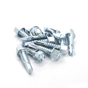 Vis autoforeuses à tête hexagonale PDC en acier au carbone galvanisé/zinc/phosphate, métriques/pouces, classe 8, fixations de toiture, OEM - Product Image 3