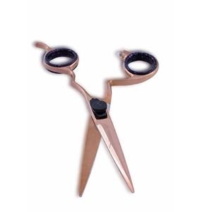 Ciseaux de coiffure en or rose 6,5 pouces à lame inclinée - Product Image 3