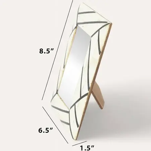 กรอบรูปตกแต่งงานฝีมือลายใหม่ ประดับด้วยกระดูกฝัง ใช้ตกแต่งผนังหรือวางบนโต๊ะ มีให้เลือกหลายขนาด - Product Image 2