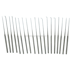 Juego de microganchos nerviales de acero inoxidable, instrumentos quirúrgicos dentales, kit de herramientas de precisión, certificado CE, clase I, kits de primeros auxilios para hospitales - Product Image 2