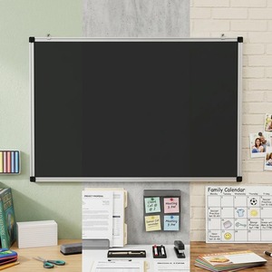 Tableau magnétique durable avec cadre en aluminium et dos en fer pour l'école, le bureau et la maison - Product Image 1