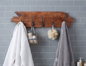 Premium Metal <b>Hook</b> With Wooden Base Perfect For Minimalist Home Decorative Storage And Practical Organization - Product Image 3