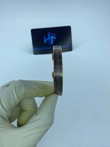 Artisan made copper <b>bracelet</b> produced for global buyers seeking authentic handmade metal jewelry brass resin - Product Image 2