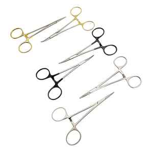 Pinzas Hemostáticas Médicas de Acero Inoxidable Kelly Rectas de 5.5 Pulgadas con Pinzas Quirúrgicas Multicolores Arcoíris - Product Image 4