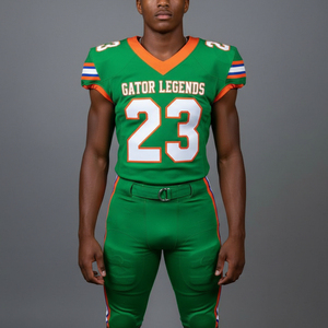 ชุดอเมริกันฟุตบอลแบบกำหนดเอง ไซส์ใหญ่สำหรับผู้ใหญ่ สไตล์โดดเด่น ทีมชาติ ระบายอากาศได้ดี แห้งเร็ว ต้านเชื้อแบคทีเรีย แขนสั้น - Product Image 3