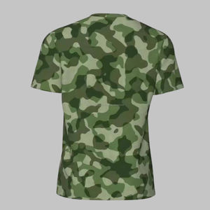 Camiseta de poliéster sólido para sublimación al por mayor OEM, para hombre, informal, con logo personalizado, de tejido ligero de punto, para serigrafía. - Product Image 3