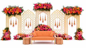 Estatua de Elefante para Decoración de Ceremonias de Boda, Panel Láser Majestuoso para Celebraciones de Walima y Nikkah - Product Image 3