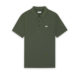 Polo technique de golf pour homme, marque privée, léger, respirant, extensible, coupe classique, tricoté, personnalisable - Product Image 4