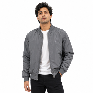 Chaquetas Bomber Ligeras para Hombre con Cierre Frontal y Ribetes Acanalados, Estilo Casual Urbano, Abrigo Cálido Cortavientos, Venta al por Mayor OEM, Proveedor y Fábrica de EE. UU. - Product Image 1