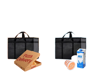 Bolsas de Reparto Negras Impermeables Personalizadas para Alimentos, Bolsas Térmicas para Alimentos Calientes, Bolsas de Reparto Aisladas para Motocicletas - Product Image 3