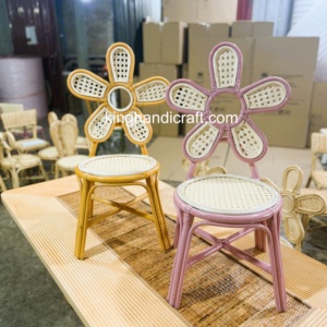 Silla Infantil de Ratán Moderna Hecha a Mano de Alta Calidad, Segura para Uso en Hoteles, Muebles Ecológicos, Alquiler para Fiestas de Cumpleaños, Venta al Por Mayor - Product Image 2