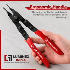 LUMINEX IMPEX <b>Long</b> <b>Nose</b> Stainless Steel Lightweight Jewelry Polishing Pliers for Bracelet Making - Product Image 6