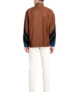 Wholesale Summer Breathable Windbreaker Jacket Plus Size Casual Outdoor Running <b>Cycling</b> Embroidery Decoration Color Block <b>Stand</b> - Product Image 1