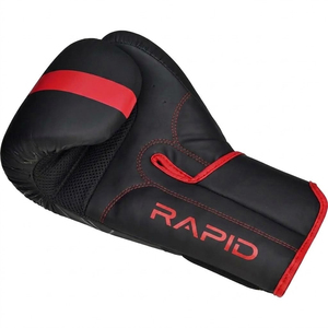Ensemble de boxe complet pour adultes en cuir de vachette de haute qualité, avec gants respirants à lacets et protège-poignets, personnalisables avec logo – Vente en gros - Product Image 5