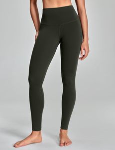 Leggings tricotés taille haute pour femme, doux et extensibles, pour le yoga, le fitness, la gym et l'entraînement, longueur intégrale, effet sculptant ventre plat - Product Image 3