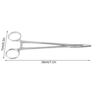 Kit Básico de Instrumentos Veterinarios: Tijeras, Pinzas, Portaagujas, Mango de Bisturí, Acero Inoxidable - Product Image 6