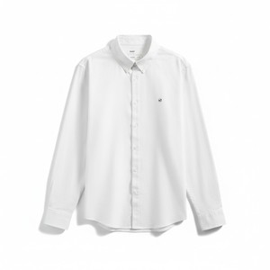 Chemise Oxford Homme Anti-Plis à Manches Longues Ajustée 100% Coton Respirante Durable Moderne Décontractée Col Rabattu Imprimée Automne - Product Image 2