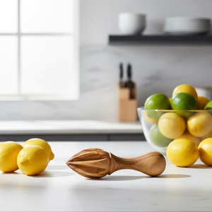 Wooden Manual Lemon <b>Reamer</b> Juicer Dishwasher Safe Kitchen Accessory - Product Image 1