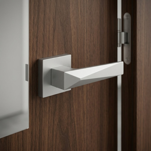 Juego de Manijas de Puerta de Latón de Lujo con Cerradura de Embutir |   Manijas de Puerta de Palanca Premium para el Hogar y la Oficina, Herrajes Decorativos Modernos para Puertas - Product Image 2