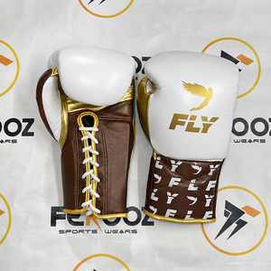White Black Fly Muay Thai sparring Training Yuoth Products Lace-up Closure Gym Products Hot Selling Trending <b>Gloves</b> For Adults - Product Image 6