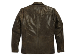Veste en cuir véritable Flex Head pour homme, veste de moto, veste de motard - Product Image 2