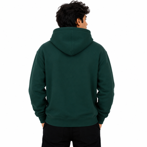 เสื้อฮู้ดดี้ผู้ชายไซส์ใหญ่ ผ้าฟลีซเนื้อนุ่ม สตรีทแวร์ ผ้าฝ้าย GSM สูง เสื้อพูลโอเวอร์ Y2K เสื้อสเวตเชิ้ต รับผลิตเสื้อผ้าแบบ OEM ODM - Product Image 3