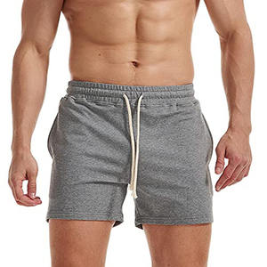 Shorts de jogging personnalisés pour hommes, en coton, à séchage rapide et respirants, pour le fitness, la course à pied et la gym. - Product Image 4