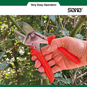 Sécateur industriel robuste SONO J332 pour branches épaisses, lame en acier au carbone, placage chrome, PVC - Product Image 3