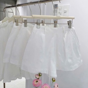 High Quality <b>White</b> Long Sleeve Blouse High Waist Shorts <b>Set</b> for Women Casual Vacation Resort Wear Eco-Friendly Anti-Wrinkle - Product Image 6