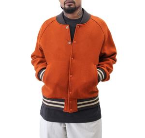 Chaqueta universitaria de béisbol de lana para hombre con bordado de chenilla personalizado, abrigo universitario, chaqueta de lana de invierno con bordado para exteriores - Product Image 4