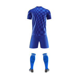 Tenue de football professionnelle, ensemble de football 100% polyester, respirant, imprimé numérique, manches courtes, taille élastique, unisexe adulte - Product Image 2