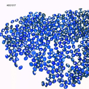 Magnifiques pierres précieuses en saphir bleu de Madagascar, qualité 3A, pureté fine, diffusion ovale et poire, 237,15 ct, facettées, en vrac - Product Image 2