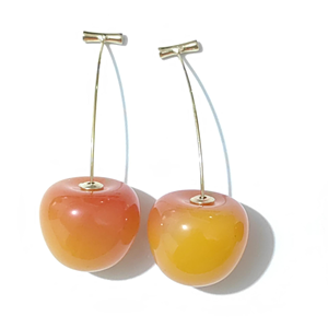 Pendientes de Resina Hechos a Mano Azul Cielo, Elegantes Pendientes de Resina con Flor de Orquídea, Joyería de Resina con Toque Natural, Pendientes de Resina Hechos a Mano con Diseño de Atardecer - Product Image 4