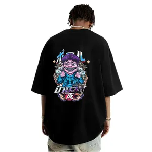 Camiseta Estampada de Alta Calidad para Hombre, Algodón Premium, Logotipo Personalizado, Impresión Serigráfica, Estilo Urbano, Camiseta Gráfica Oversize, Ropa Casual Masculina - Product Image 1