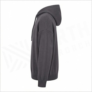 Sweat-shirt à capuche surdimensionné pour homme North Approach, en coton tricoté, décontracté, pour l'automne, avec logo sur le devant - Product Image 3