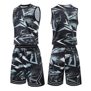 Uniforme de Baloncesto Sublimado para Adultos, Manga Corta, Personalizable, Venta Caliente, Precio Bajo, Secado Rápido, Transpirable - Product Image 2
