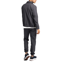 Conjunto de Traje Deportivo Premium con Logotipo Personalizado, Chaqueta y Pantalón de Poliéster/Algodón Elástico en Cuatro Direcciones, Estampado de Camuflaje/Leopardo, Cierre de Cremallera, Corte Regular