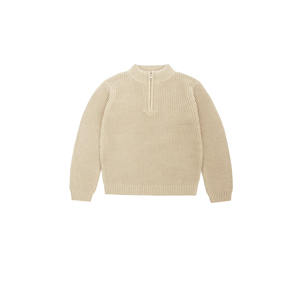 Pull en tricot imprimé pour tout-petits garçons et filles, à manches longues, col rond, épais, chaud, anti-plis, anti-bouloches, anti-rétrécissement, mélange tweed, collection automne - Product Image 1