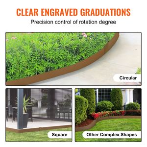 Set da 10 Bordure per Giardino in Acciaio, 100 cm di Lunghezza x 5 cm di Altezza, Bordi Flessibili in Metallo per Prato - Product Image 4