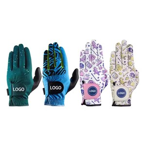 Custom Sheepskin Golf Gloves Durable Breathable Adjustable Wrist <b>Strap</b> Hook Loop Closure Comfortable Fit for Men Outdoor - Product Image 1