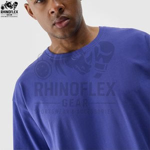 เสื้อยืดโอเวอร์ไซส์ผู้ชาย แขนสั้น ผ้าฝ้าย 100% สไตล์ลำลอง พิมพ์ลายด้วยความร้อน แห้งเร็ว ระบายอากาศได้ดี - Product Image 5